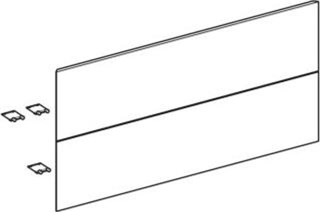Geberit 245139001 Set Schubl.-Frt für ONE US, 2 Schubl.