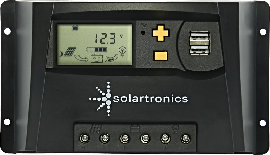 Solarladeregler 12V/24V PWM Solar Laderegler PV Produktbild 