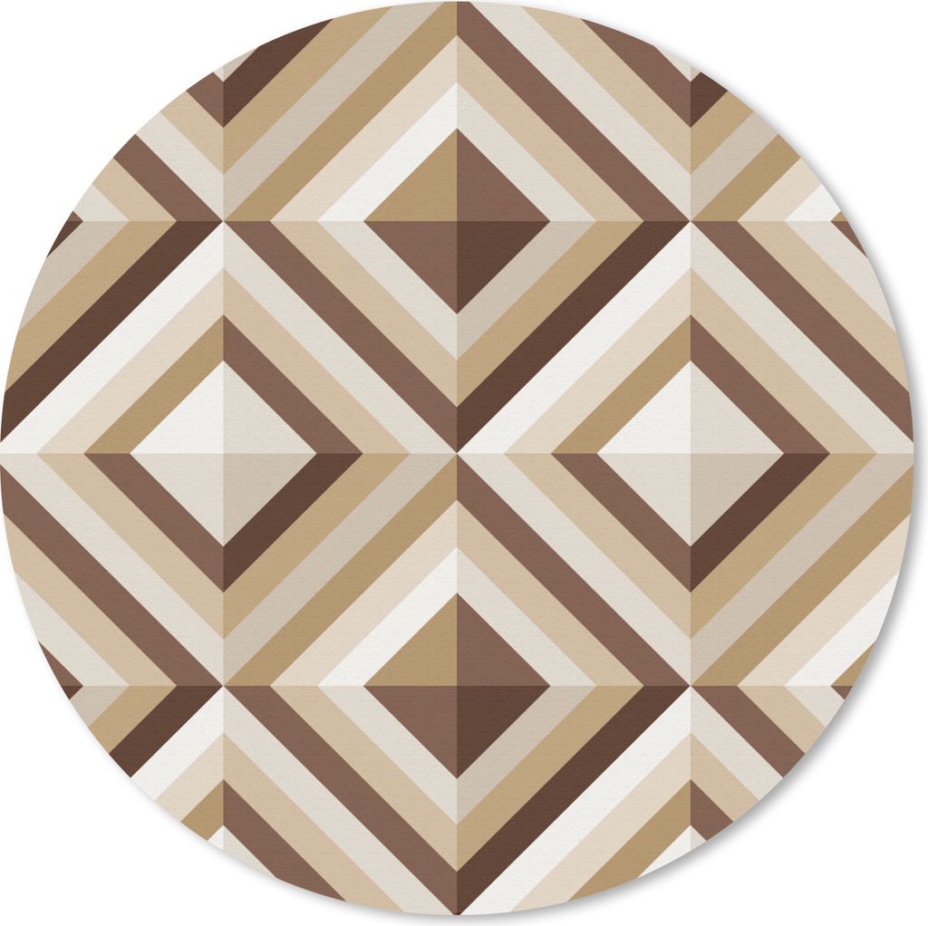 MuchoWow Mauspad Mousepad Retro - Stern - Design 40x40 cm - Mousepads - Maus Mat - Pad - Mausunterlage - Schreibtisch Accessoires