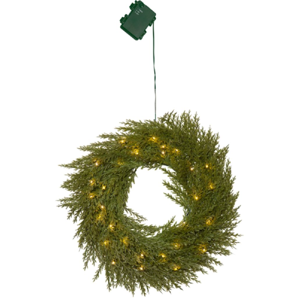 Star Trading Thuja, Grün, Rund, Weihnachten, Warmweiß, 3 V, 20 mA