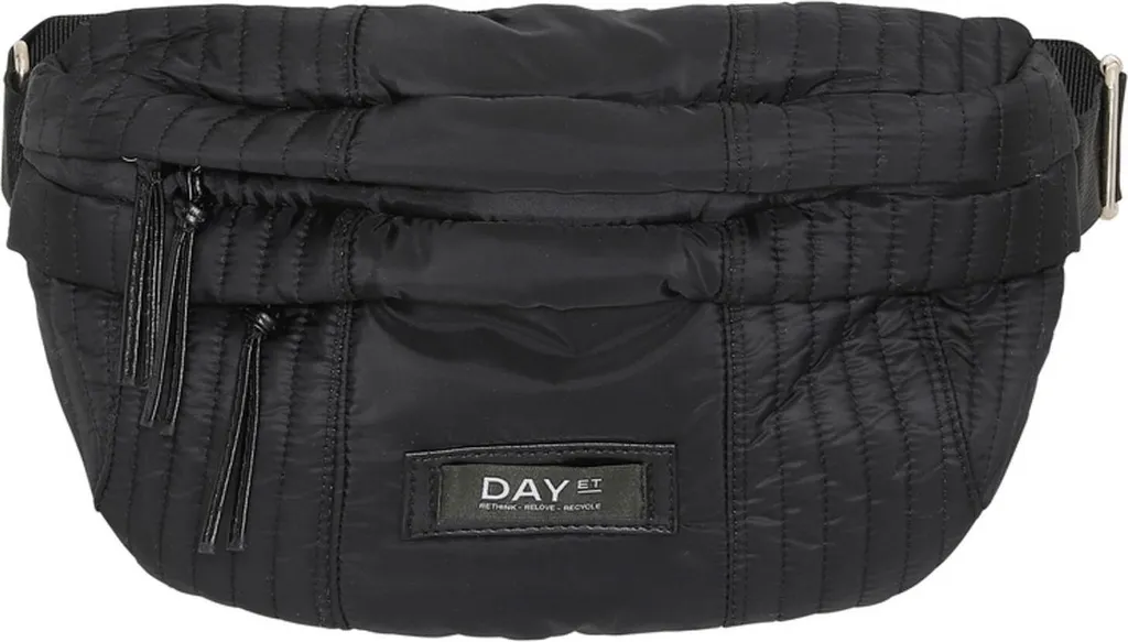 DAY ET Gweneth Quilt Bum Bag Black - Sac banane noir matelassé chic