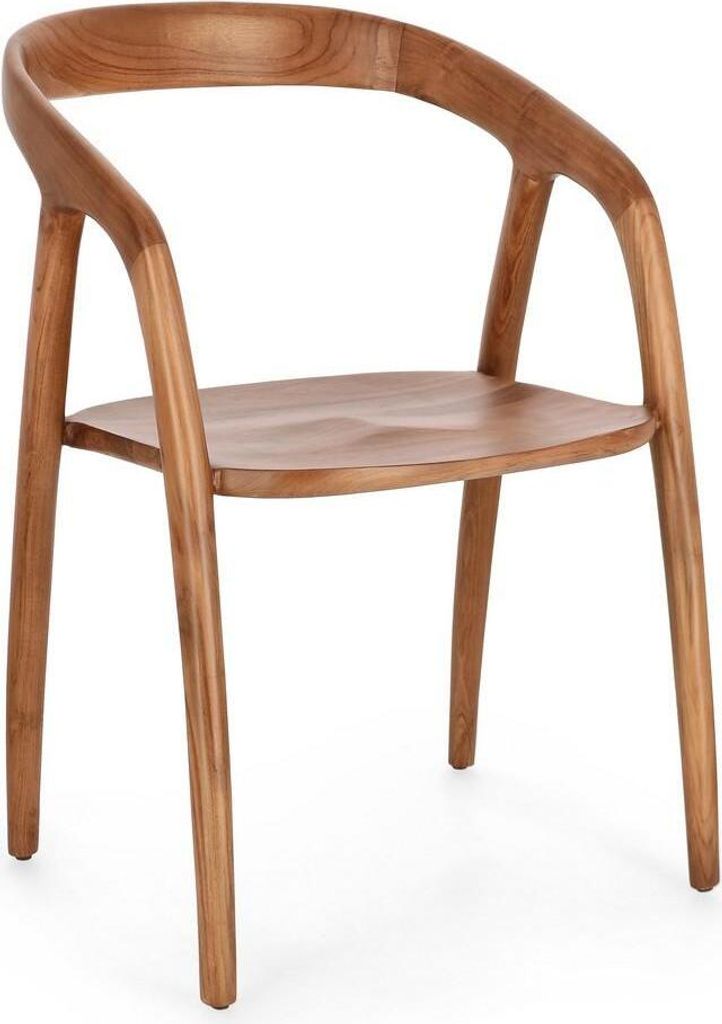 2er Set Stühle Dotty 55 x 56,5 x 79,5 cm Teak Natur
