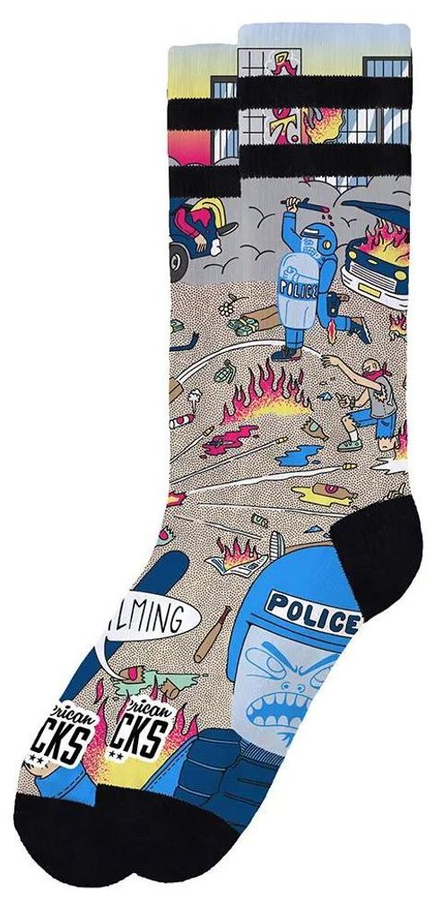 American Socks Mayhem Crew-socken Grau EU 42-46 Mann Grau EU 42-46