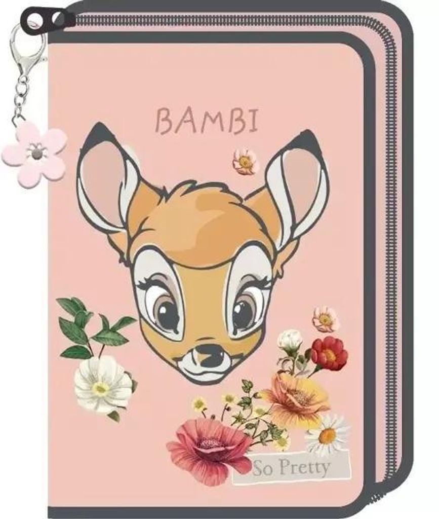 Trousse avec accessoires, 1 fermeture éclair, Bambi - Image du produit 