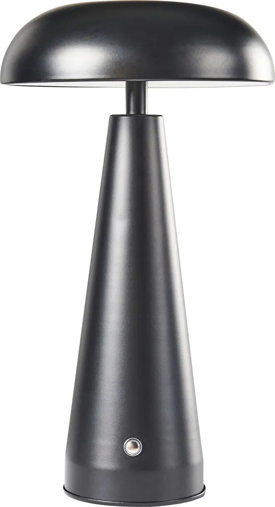 Lampe à poser en fer noir BELIANI avec variateur et design sans fil chic