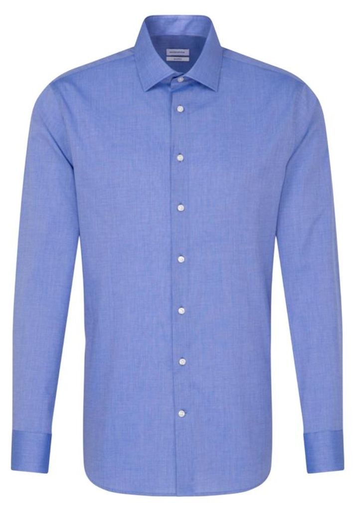 Seidensticker - "1/1 Business" Formelles Hemd Kentkragen für Herren FK2627 (38 cm) (Mittelblau)