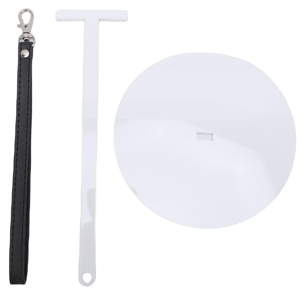 Handgelenk-Garnhalter aus Acryl-Gummi mit 360¡ã-Drehung, tragbarer Garnknäuelständer für Reisen und Outdoor-Aktivitäten, Weiß
