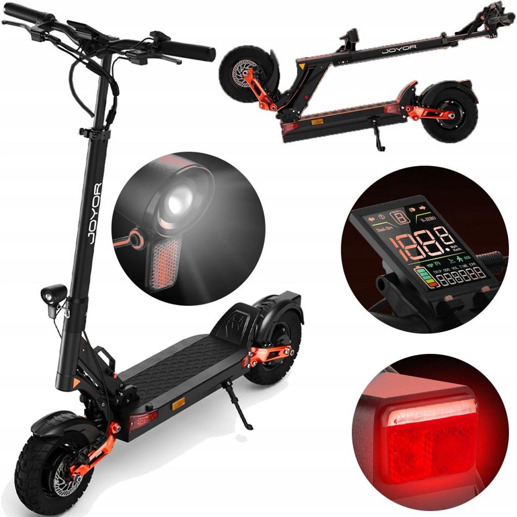 JOYOR T10 Elektrická koloběžka - Motor 2×1000W, baterie Obrázek produktu 