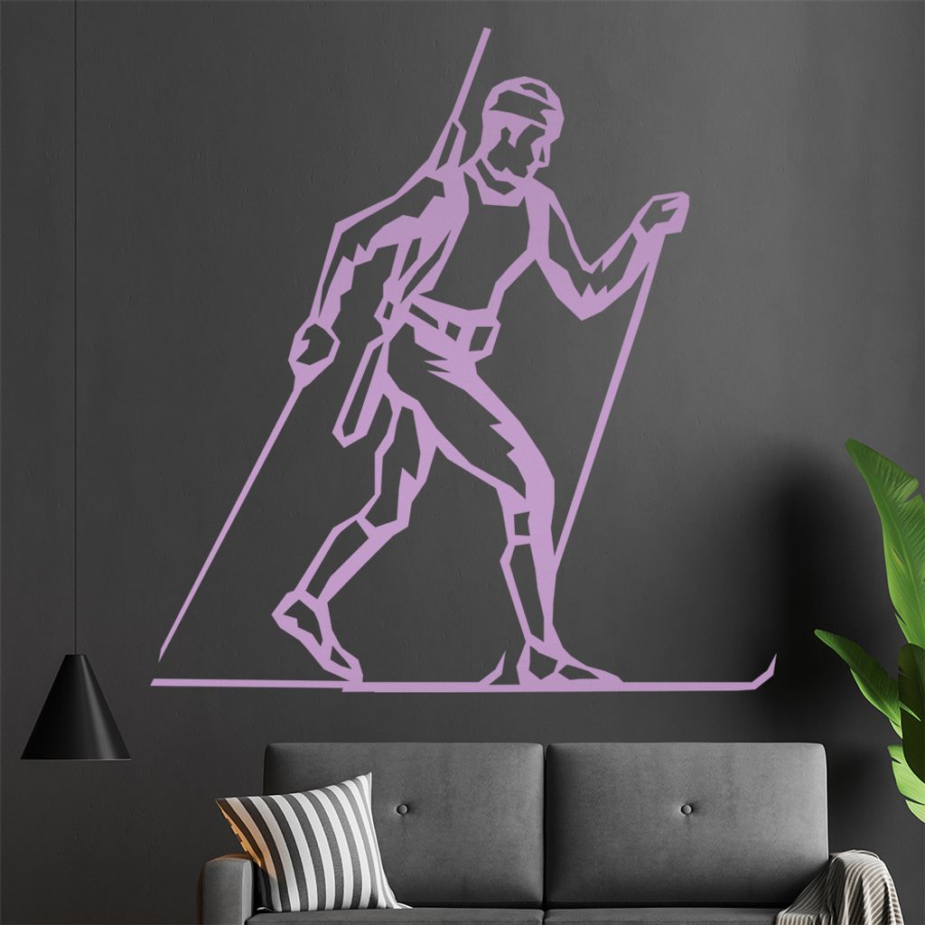 Langläufer Wandtattoo in 6 Größen - Wandaufkleber Wall Sticker - Dekoration, Küche, Wohnzimmer, Schlafzimmer, Badezimmer