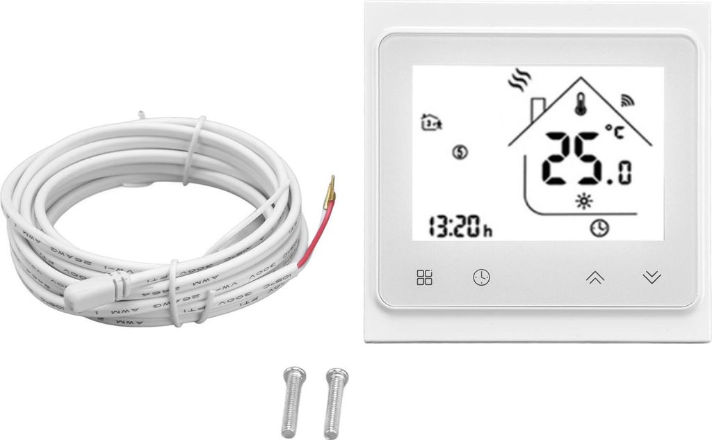 Fernbedienung für Thermostat, WLAN- und Sprachsteuerung, Temperaturregler für Smart Home, 95–240 V AC