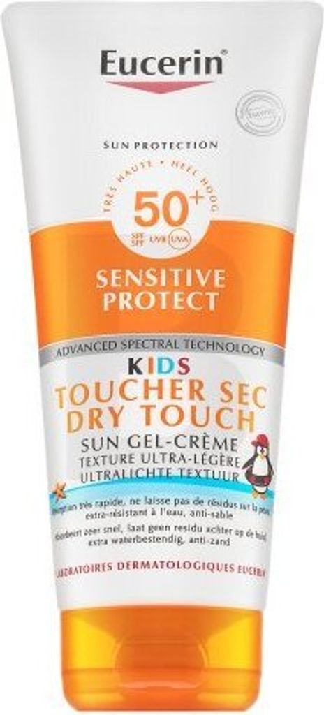 Eucerin Sensitive Protect Bräunungscreme Kids Dry Touch Sun Gel-Cream SPF 50 200 ml