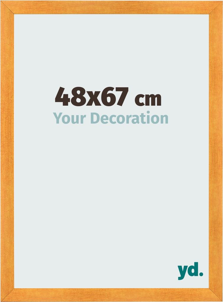 Bilderrahmen, 48x67 cm, Orange, MDF, Pisa