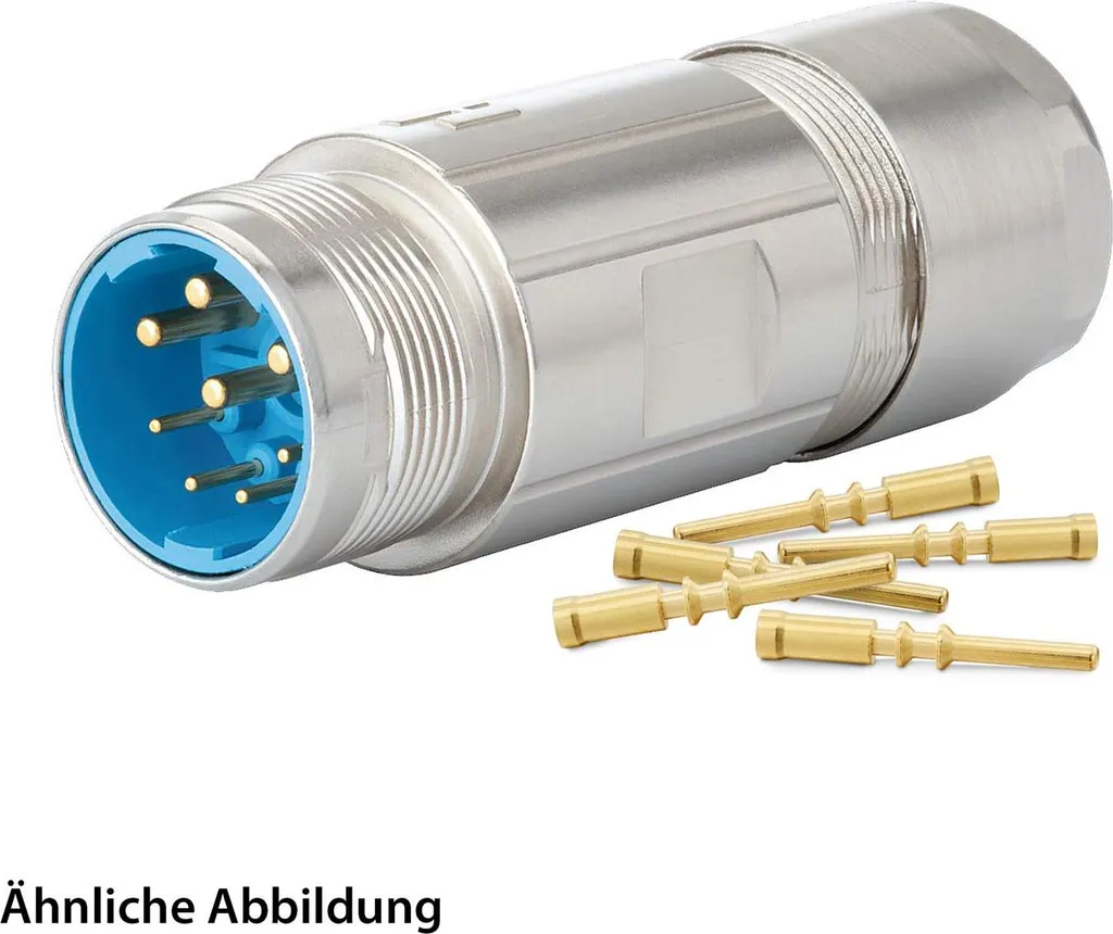 Connecteur femelle M23 Hummel droit à sertir avec contacts 3+5+PE