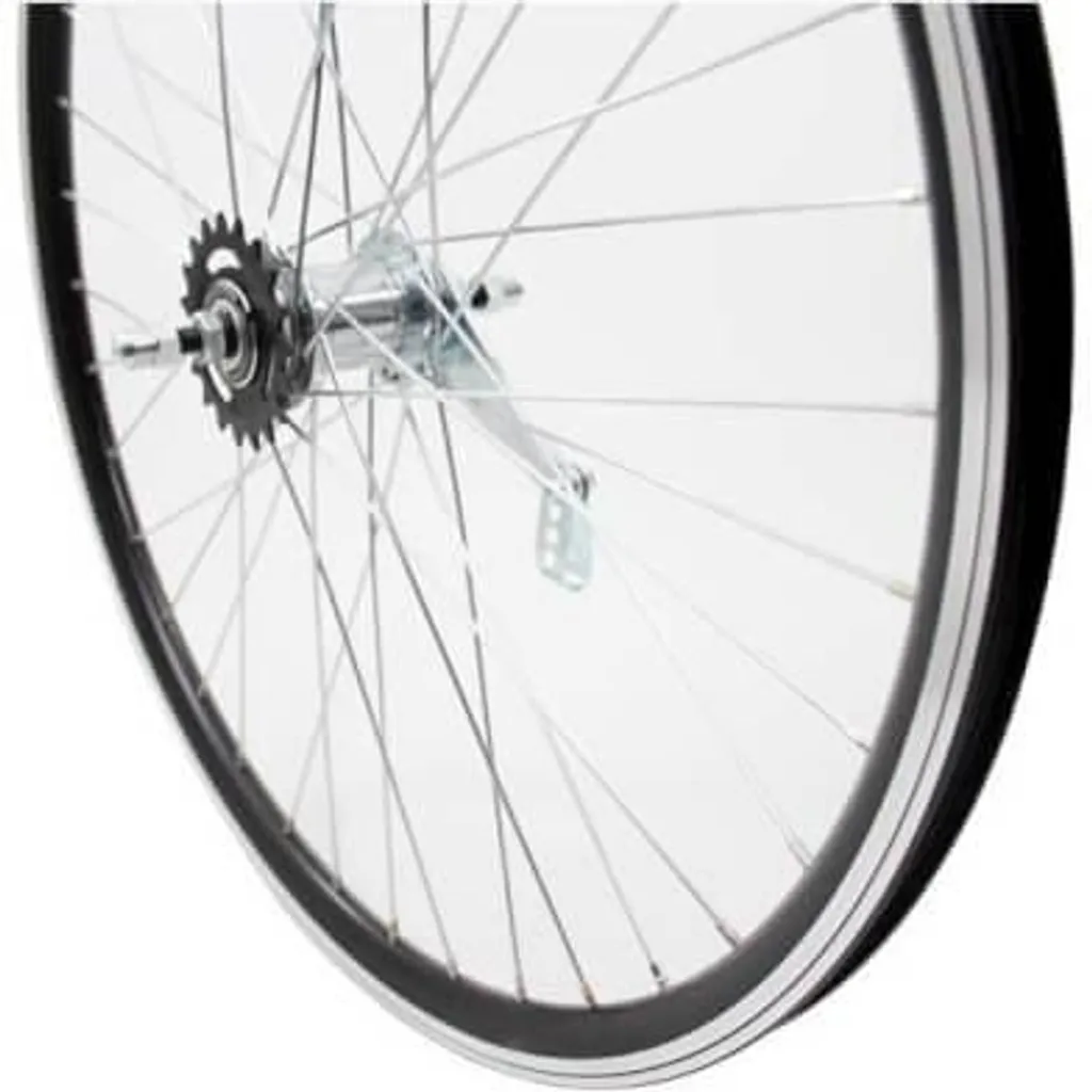 Roue arrière de vélo 26 pouces en aluminium noir profilé Roland