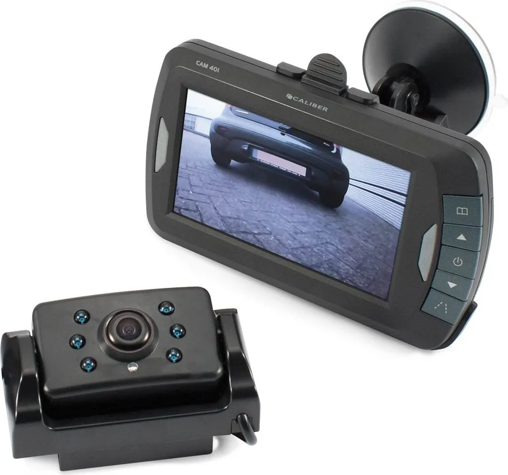 Caliber CAM401 Système de Caméra de Recul sans Fil avec Écran LCD 4,3"