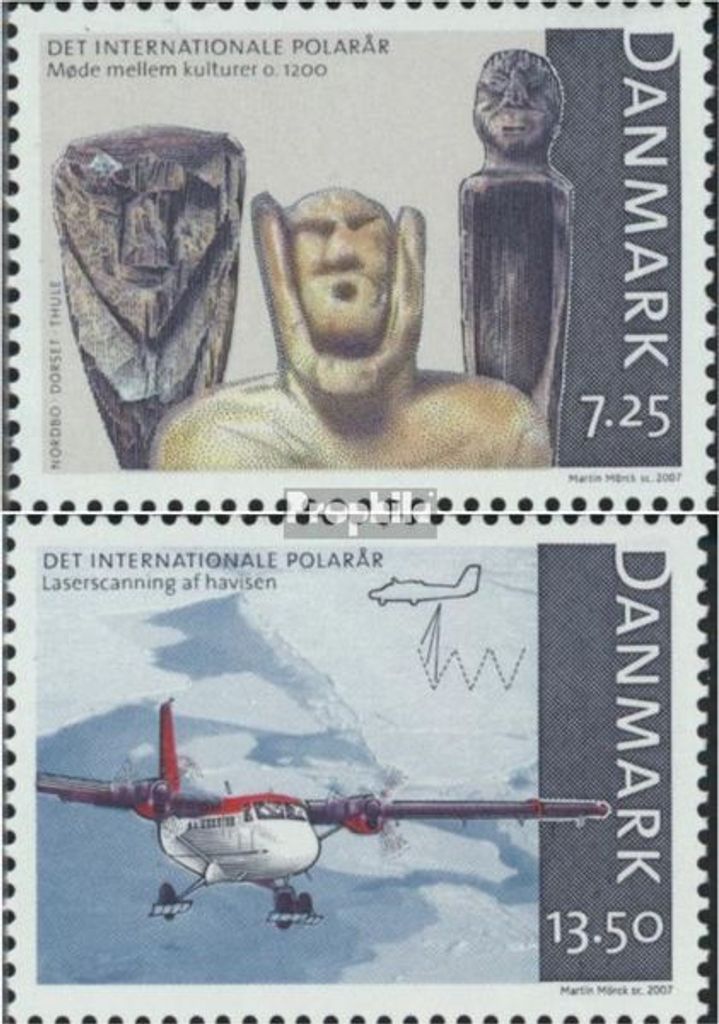 Briefmarken Dänemark 2007 Mi 1459-1460 (kompl.Ausg.) postfrisch Polarjahr