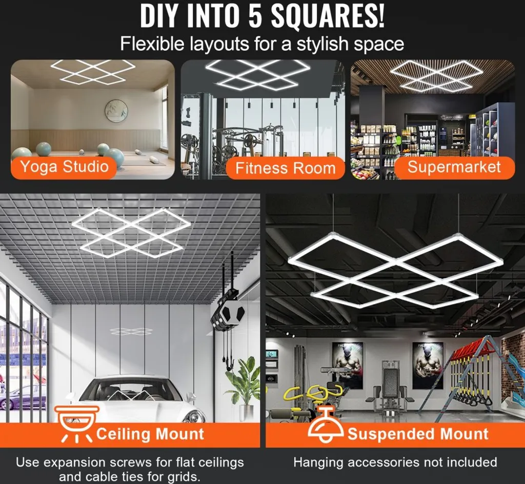 Luce LED Garage 22000LM - Trasforma il tuo Box in un Tempio del Motore - 3
