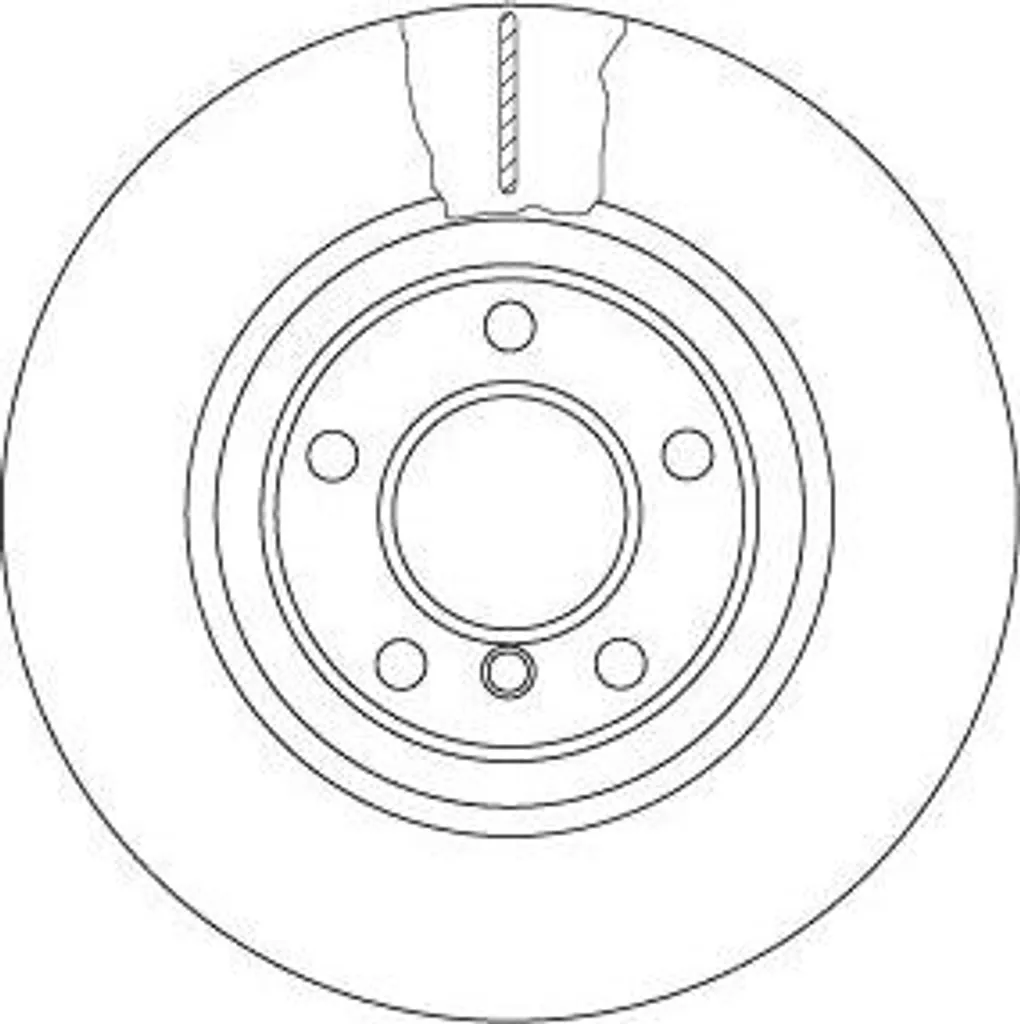 Disque de frein TRW DF6616S OE 34116794429 pour BMW Série 5 F10 F11