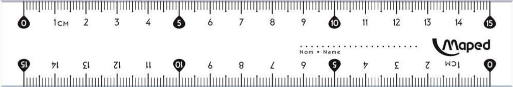 Righello piatto Maped Start 146, 150 mm, in plastica Immagine del prodotto 