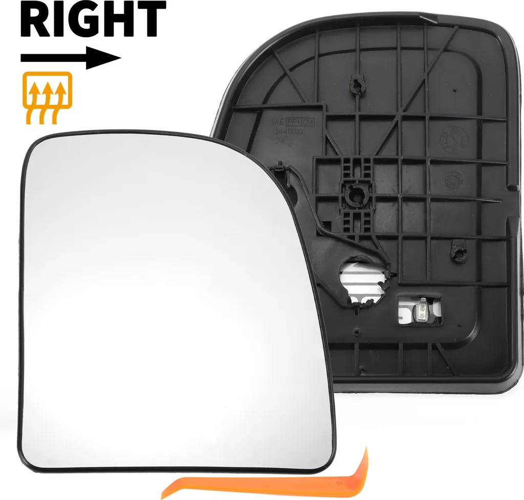 Verre de Miroir Remplacement Droit pour Ford E150 E250 E350 E450 2000-2019