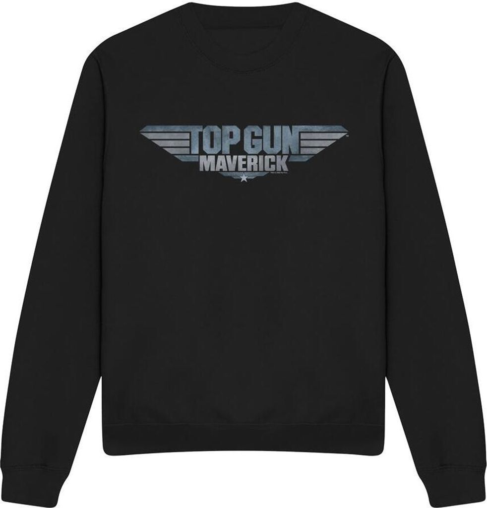 Top Gun: Maverick - Sweatshirt für Herren/Damen Uni TV13140 (M) (Schwarz)