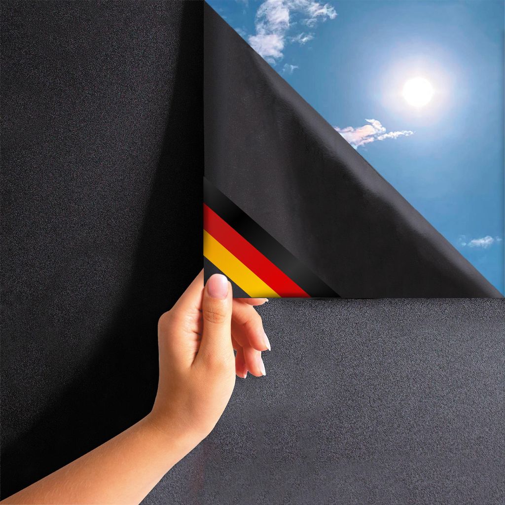17 Blackoutfolie selbstklebend Schwarz 0.445x2 m