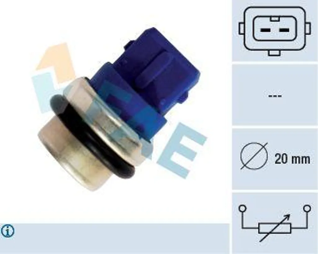 Sensore Temperatura FAE 33630 per VW Transporter IV Sharan Caddy