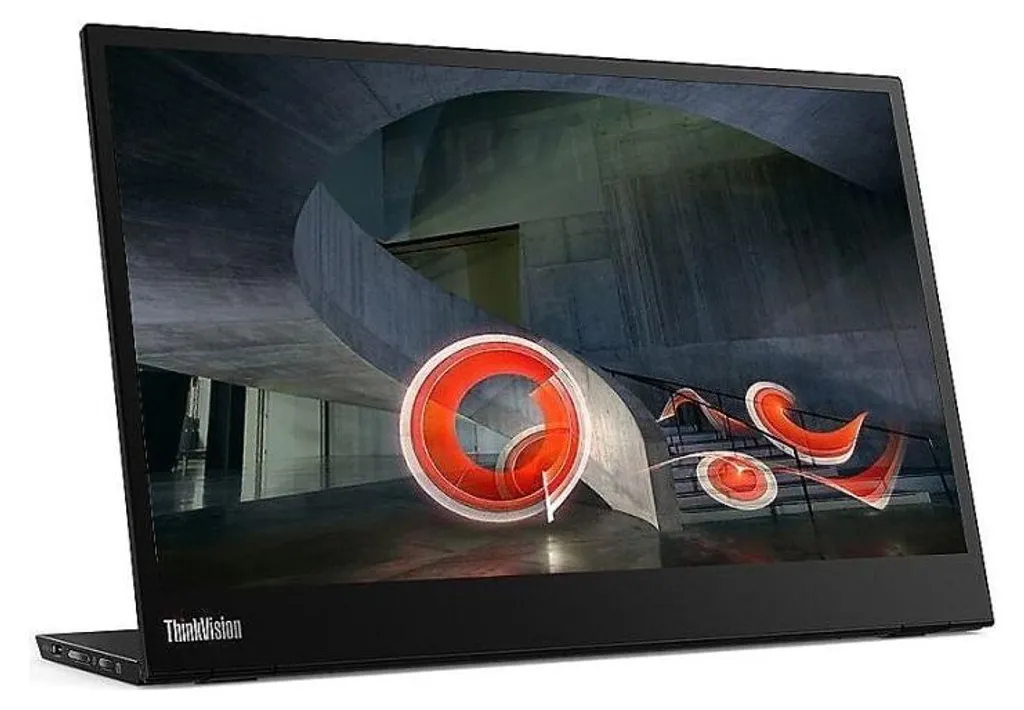 Moniteur USB-C Lenovo ThinkVision M15 Full HD 1080p Ultra-Fin Noir