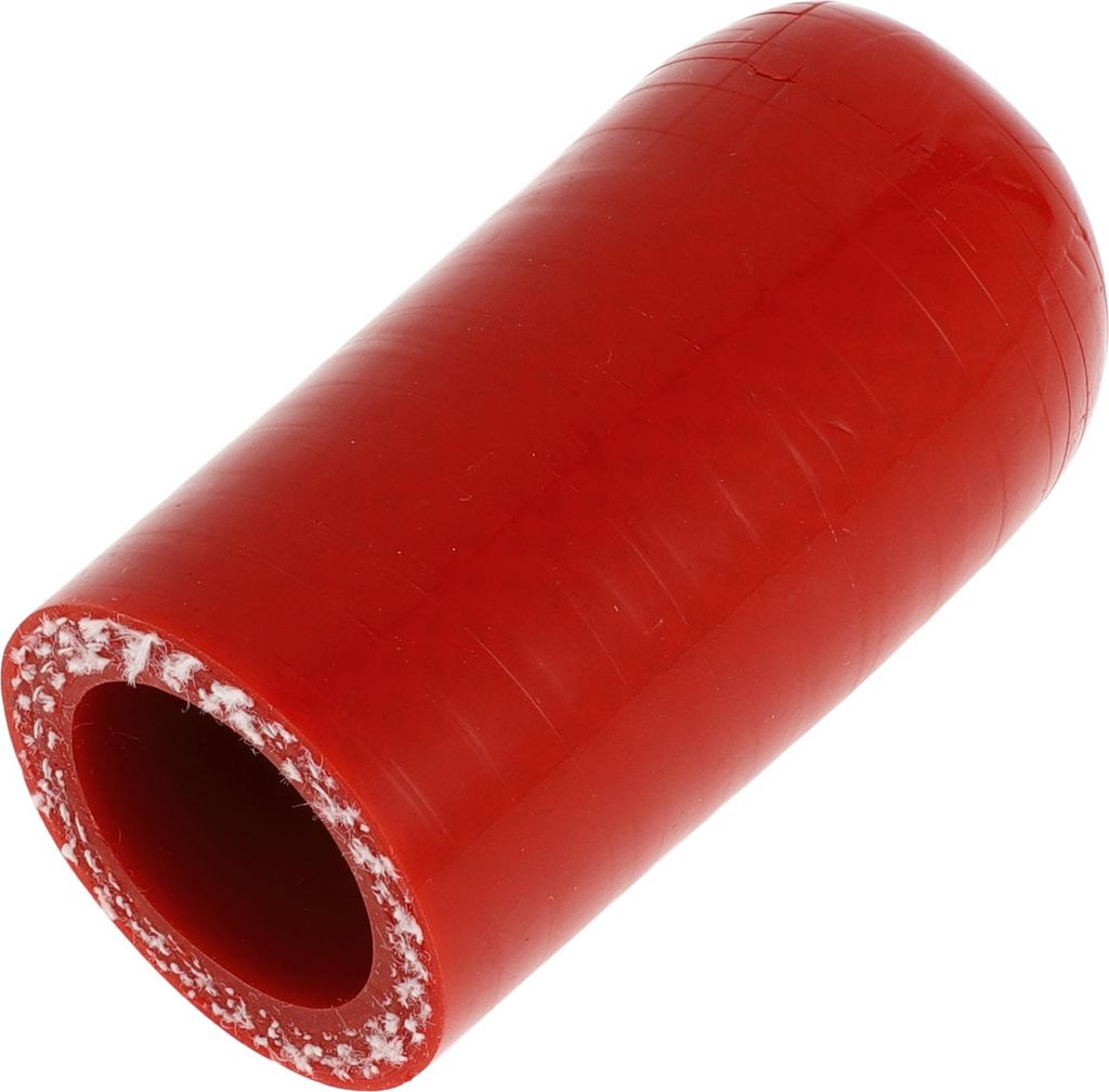 1 Stück 50mm Länge 20mm/0,79" ID Rotes Auto Silikonschlauch Endkappe Silikon Verstärkte Blindkappe für Bypass-Rohr Universal