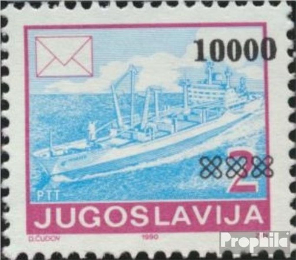Briefmarken Kroatien - Serbische Krajina 1993 Mi 11I A postfrisch Aufdruckausgabe