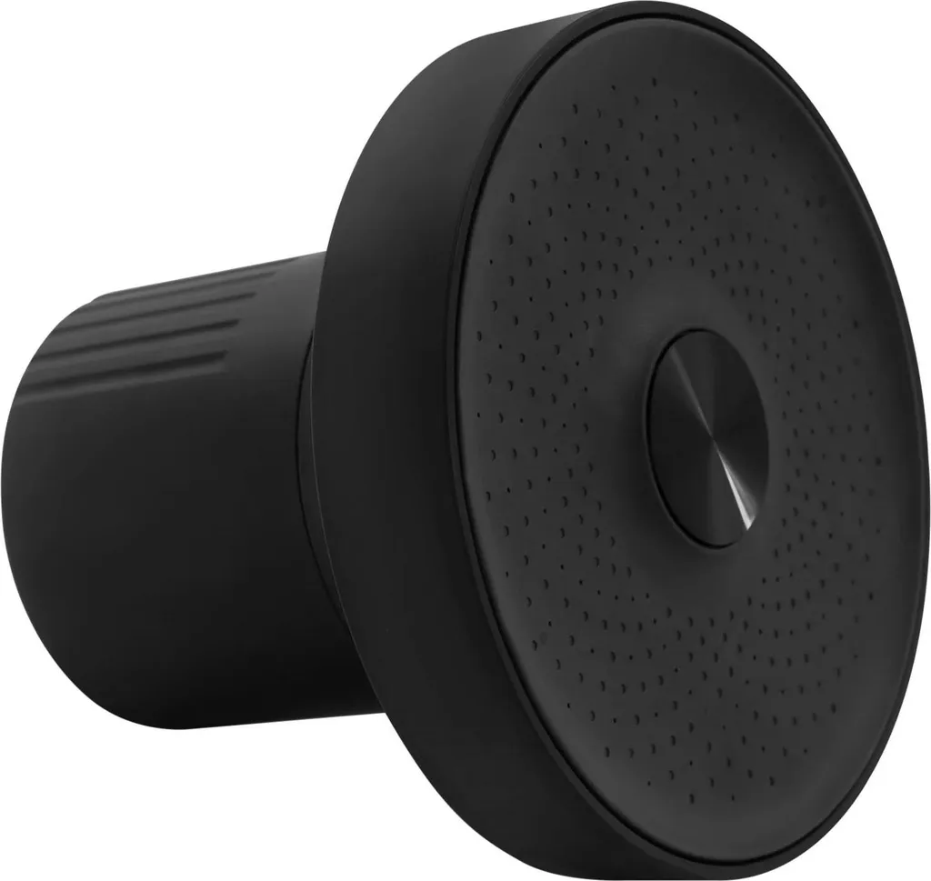 Soffione Doccia con Filtro Anticalcare NSF-177 Nero 13.5cm Risparmio