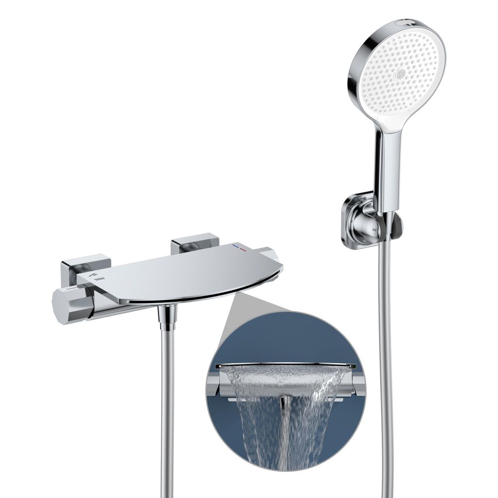 Homelody Brausebatterie-Set, Brausebatterie mit Handbrause Produktbild 