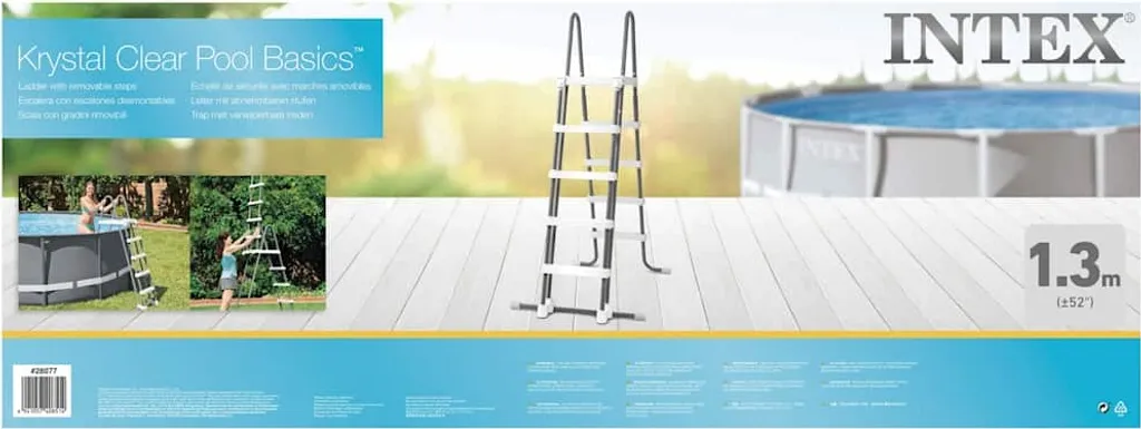 Scala per piscina INTEX 5 gradini 132 cm - 5