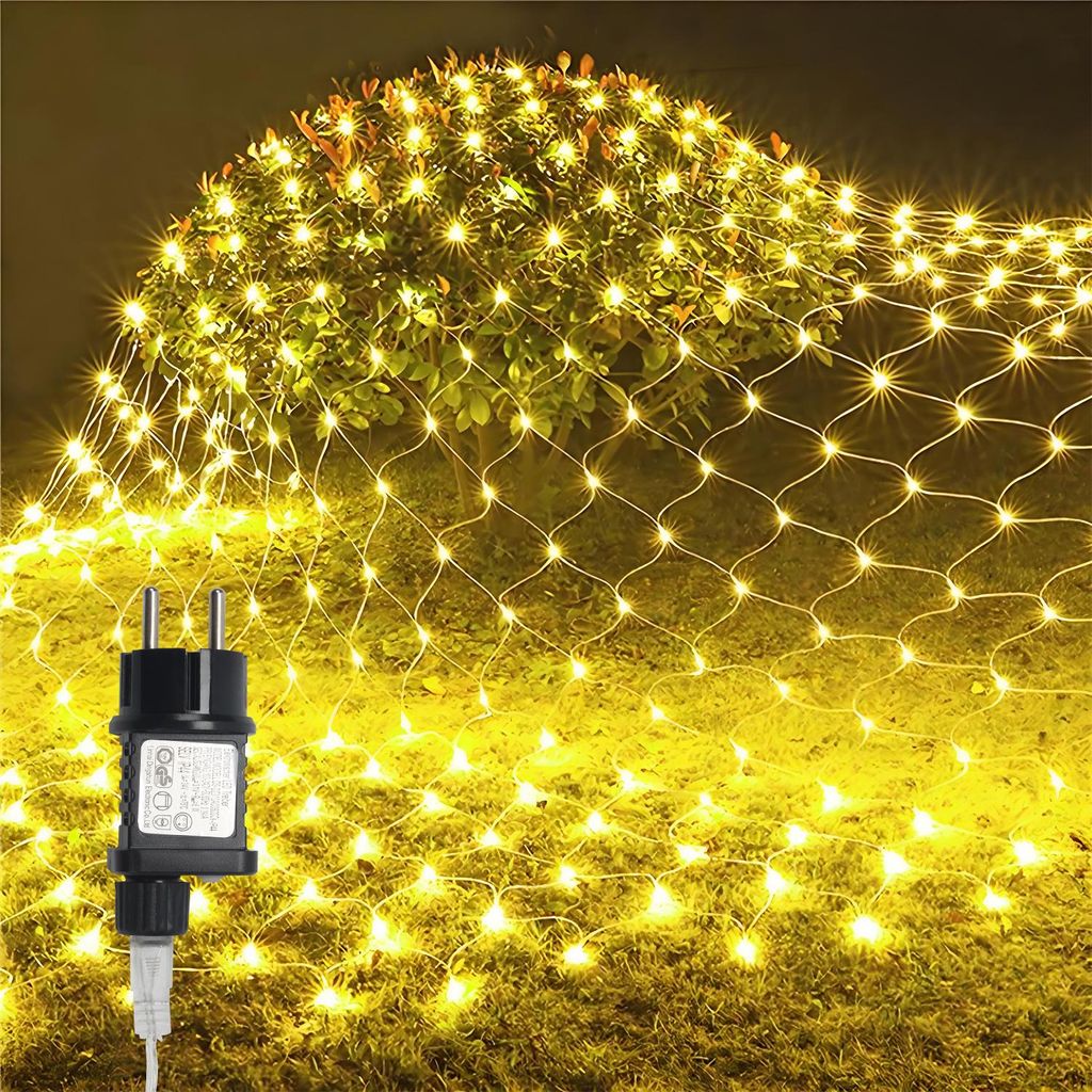 Izrielar Guirlande lumineuse LED 2x2m 200 LEDs 8 modes Image du produit 
