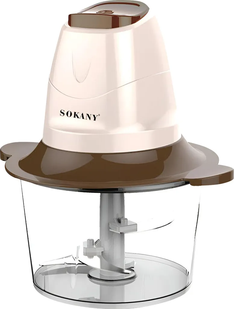 Sokany Tritatutto 300W 2L Acciaio - Ideale per Pappe e Ragù
