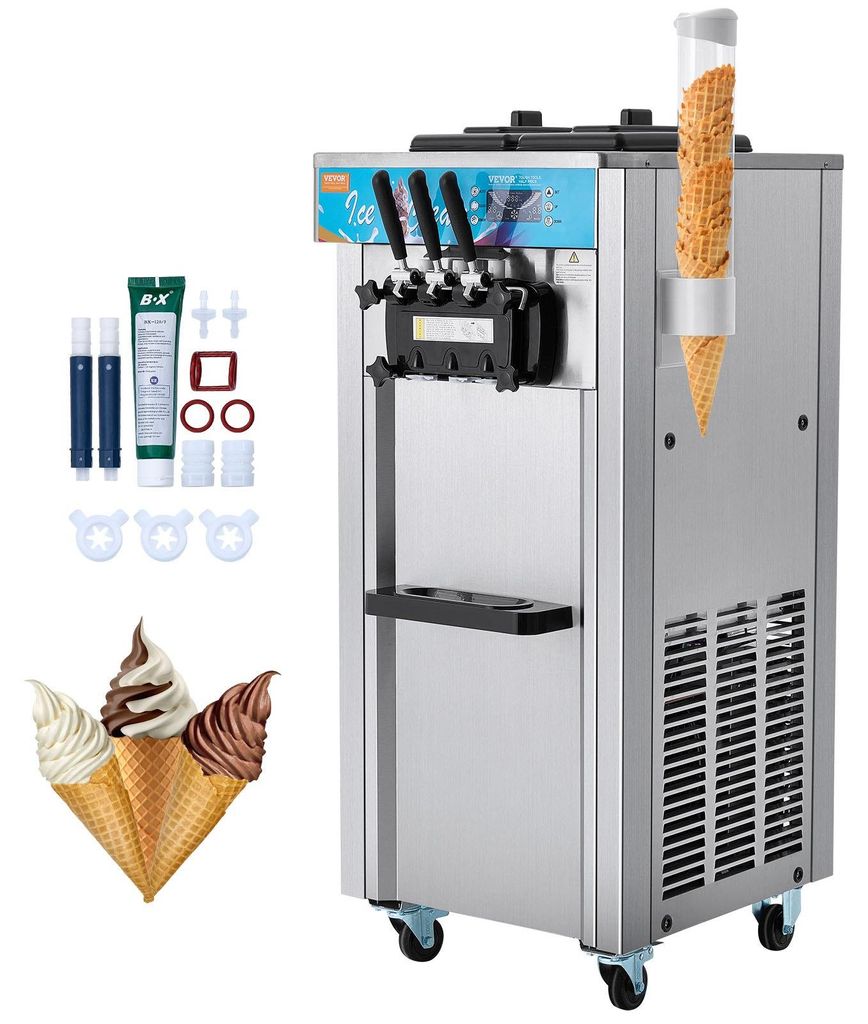 VEVOR Commerciële softijsmachine, capaciteit 21–31 liter Productafbeelding 
