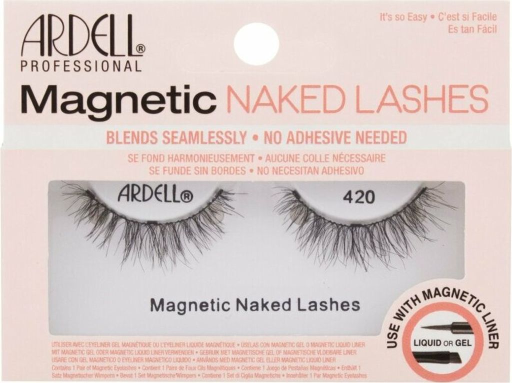 Ardell Naked Magnetic 420, Magnetische Wimpern, Schwarz, Produktbild 
