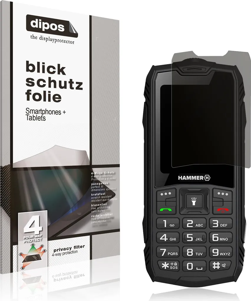 Offerta Pellicola Privacy Hammer Rock dipos - 4 Modi Protezione