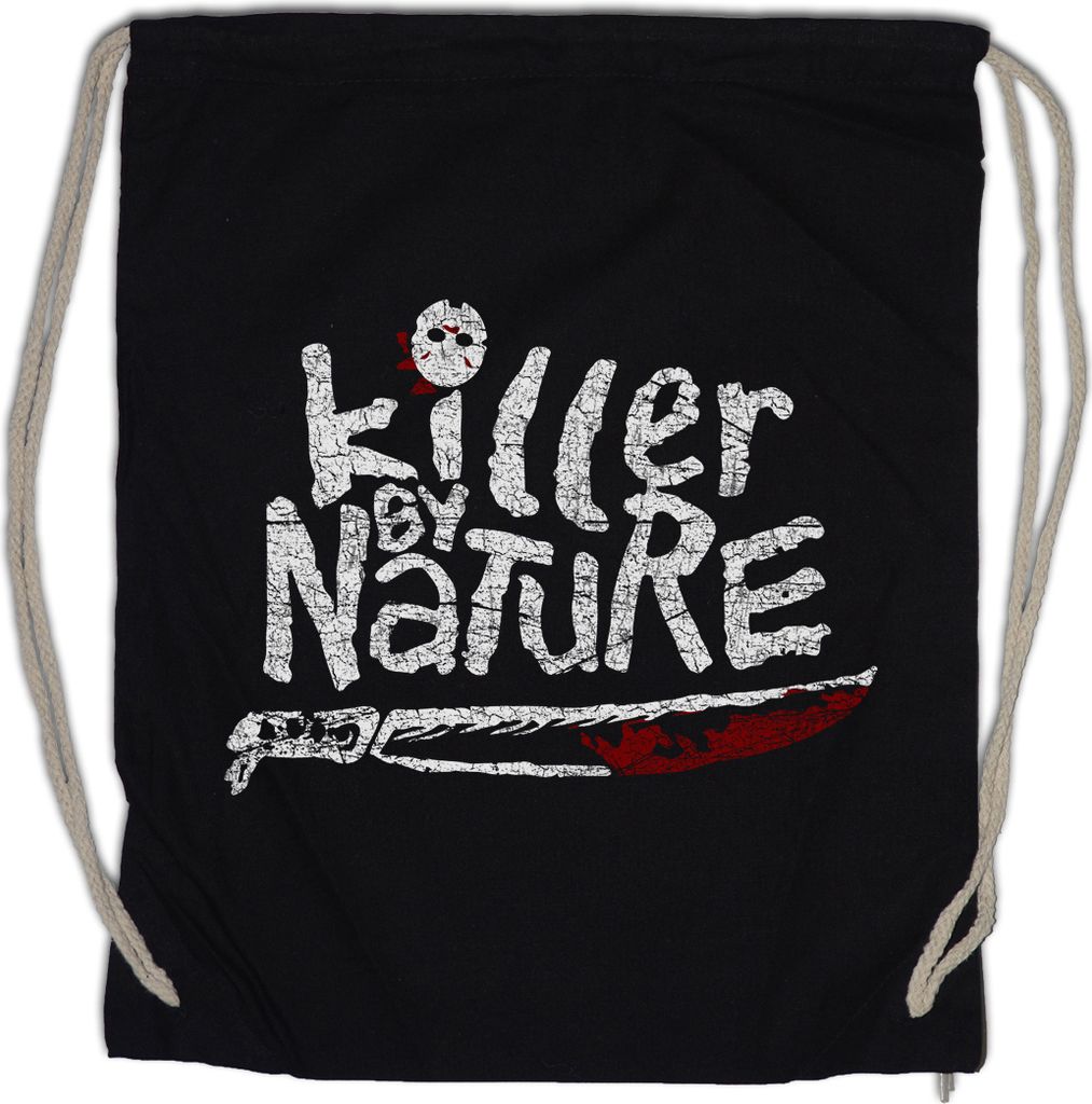 Urban Backwoods Killer By Nature, Turnbeutel, Farbe: Schwarz