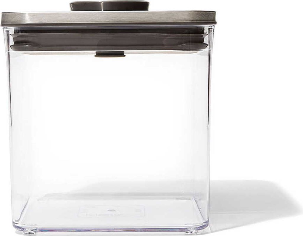 OXO Good Grips POP Oceľový zásobník - štvorcový - 2,6 litra Obrázok produktu 