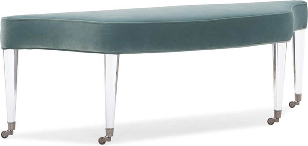 Hocker Zimmer Polster Textil Stoff Modern Hocker Design Bänke Wohn Schlaf Bank