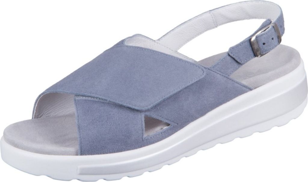 Semler Hanna Damen Sandale in Blau, Größe 7.5