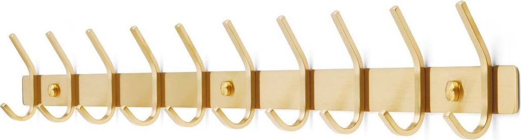 TOJ Living Wandgarderobe - 78CM - 20 Haken - Garderobenhaken - Garderobenhaken - Garderobenhaken Wand - Garderobe - Wandgarderobe - Garderobenstän...
