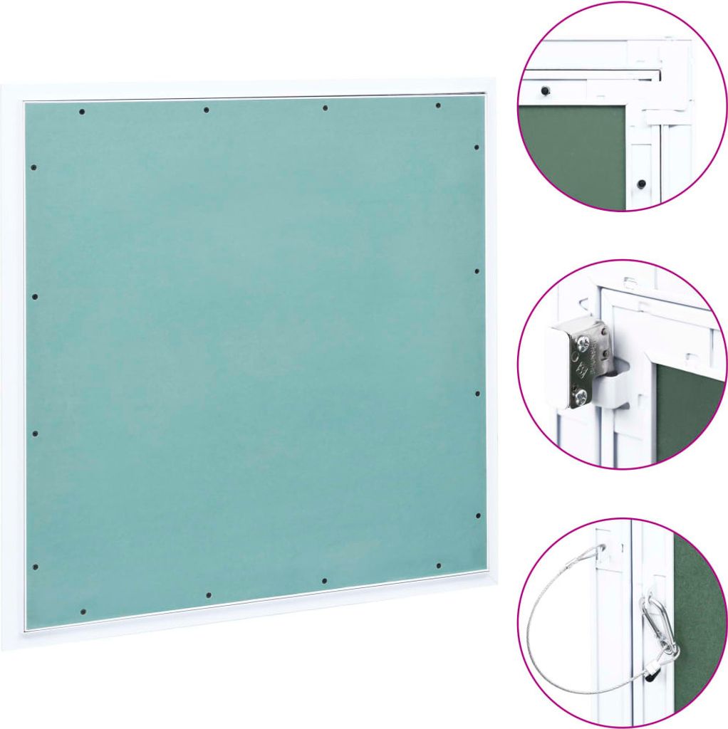 CLORIS Revisionsklappe mit Aluminium-Rahmen und GK-Einlage 600x600 mm - Revisionstüren 143