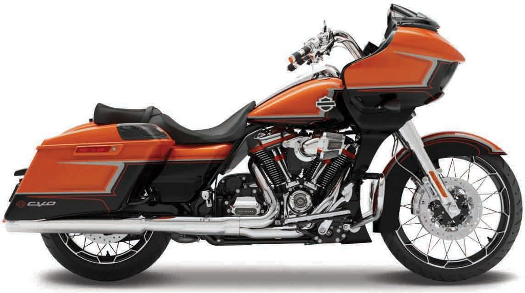Maisto - HD - Motorrad - 2022 CVO Road Glide, orange-metallic schwarz (Serie 44), Blisterbox, 1:18
