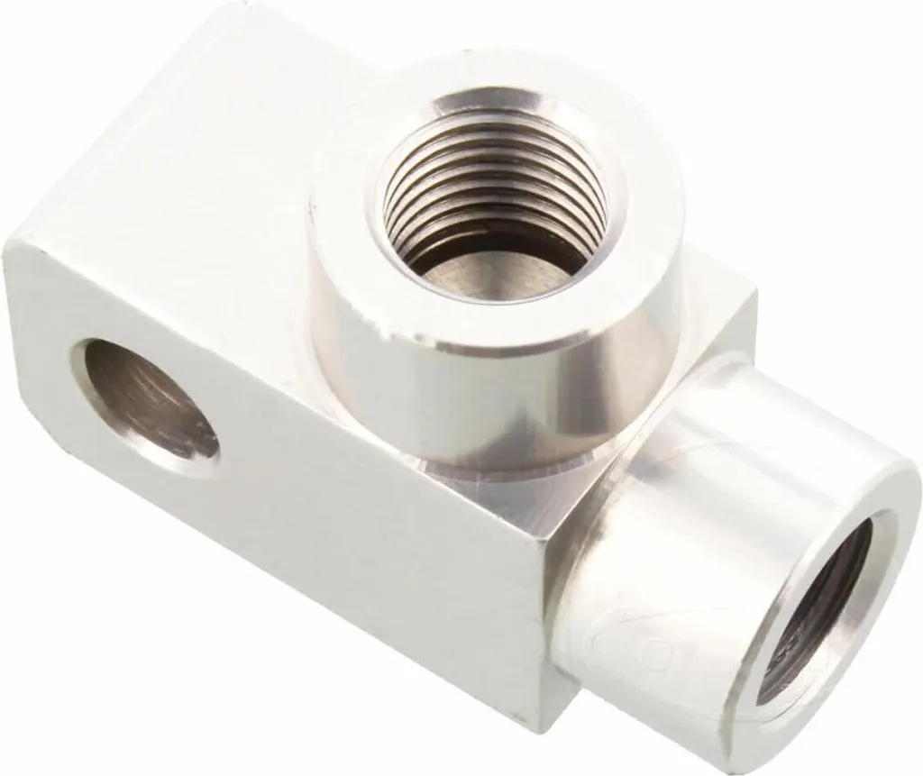 Séparateur de tuyau de frein 2 voies TYP832 3/8 UNF chromé pour auto