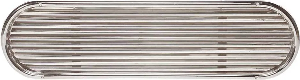 Grille de ventilation linéaire 750 mm en aluminium argenté Vetus