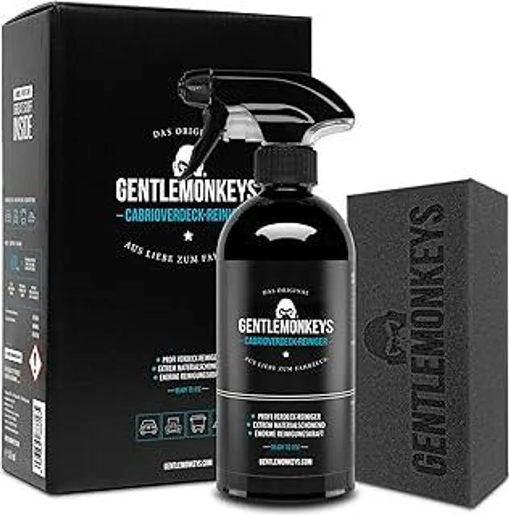 Detergente Professionale Tende e Cabrio GENTLEMONKEYS Biodegradabile - 1