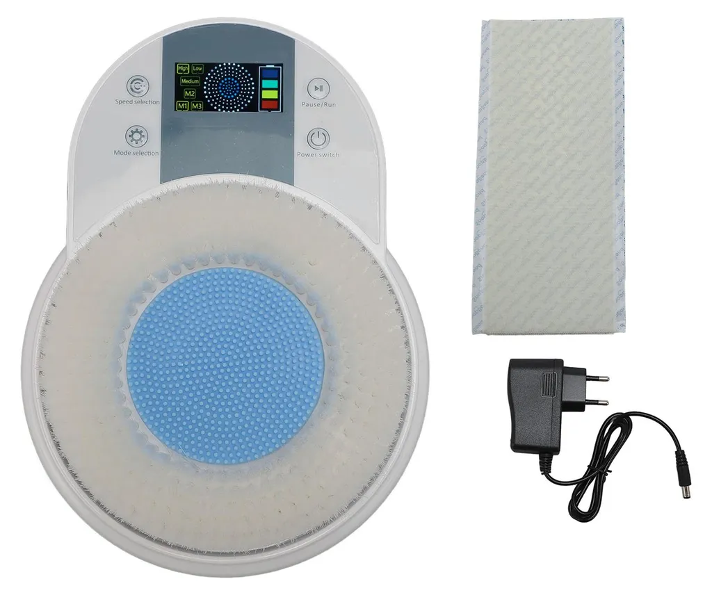 Brosse électrique pour le dos murale à 3 vitesses avec puce AI Smart