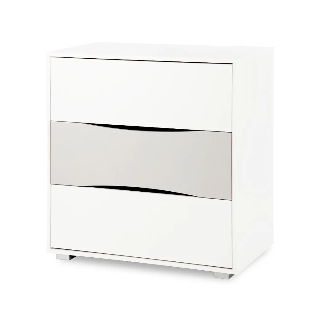 Commode IVY Blanc Gris : Rangez Tout sans Encombrer votre Espace